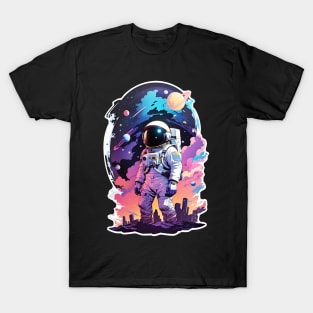 astronaut galaxy town T-Shirt